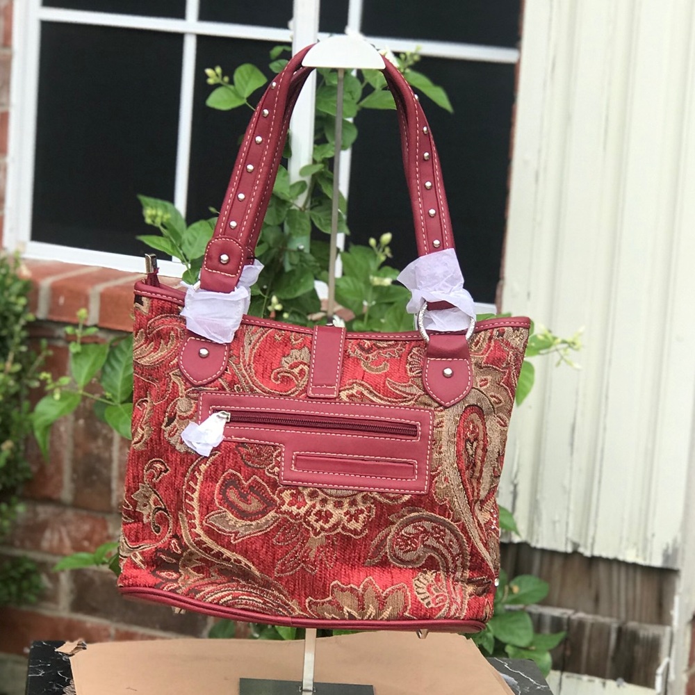 Montana west red hand bag - Picture 2 of 6